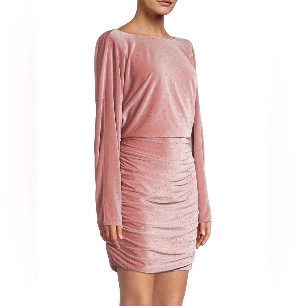 Aidan by Aidan Mattox Velvet Minidress
